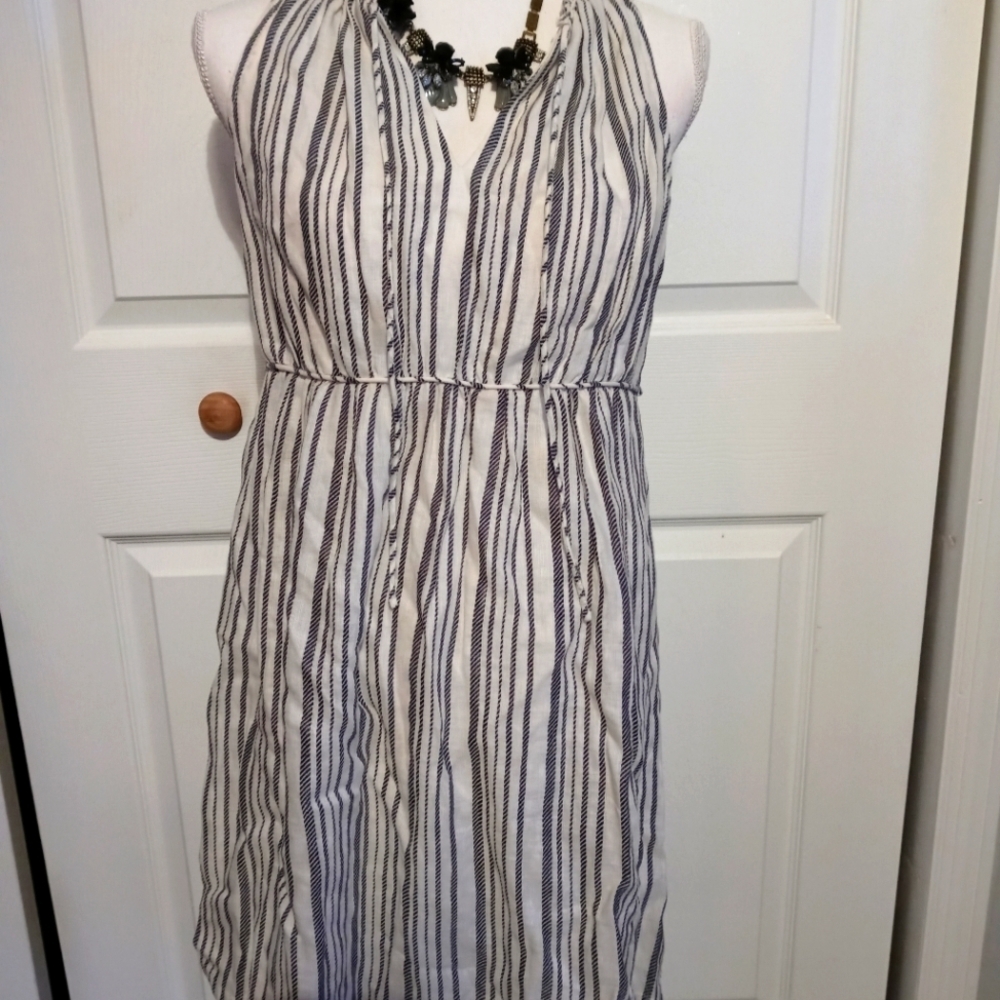 Ann Taylor Loft women's small striped dress will be trusted